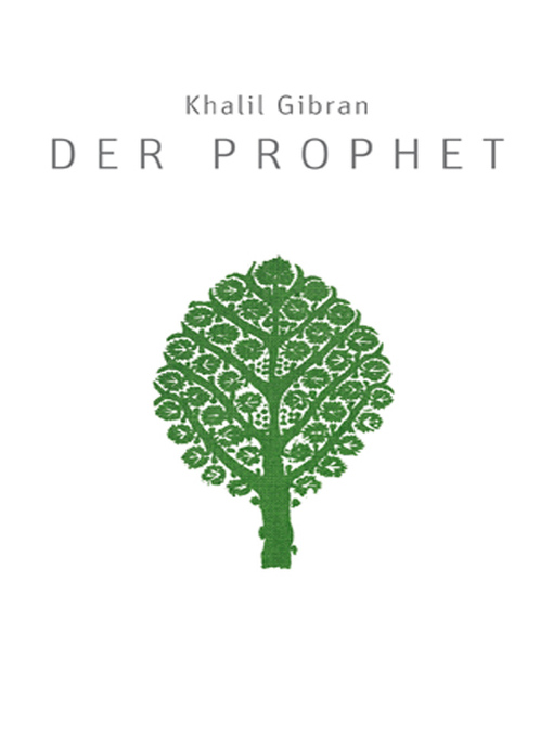 Title details for Der Prophet by Khalil Gibran - Wait list